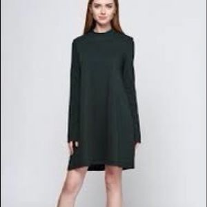 Zara winter forest green mini dress